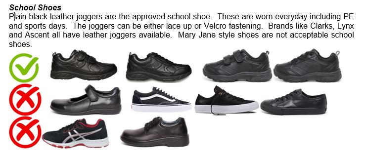 School Shoe Requirement